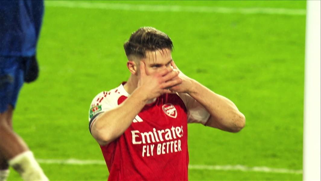 世界杯直播-8场4球2助，哲凯赖什当选阿森纳1月最佳球员